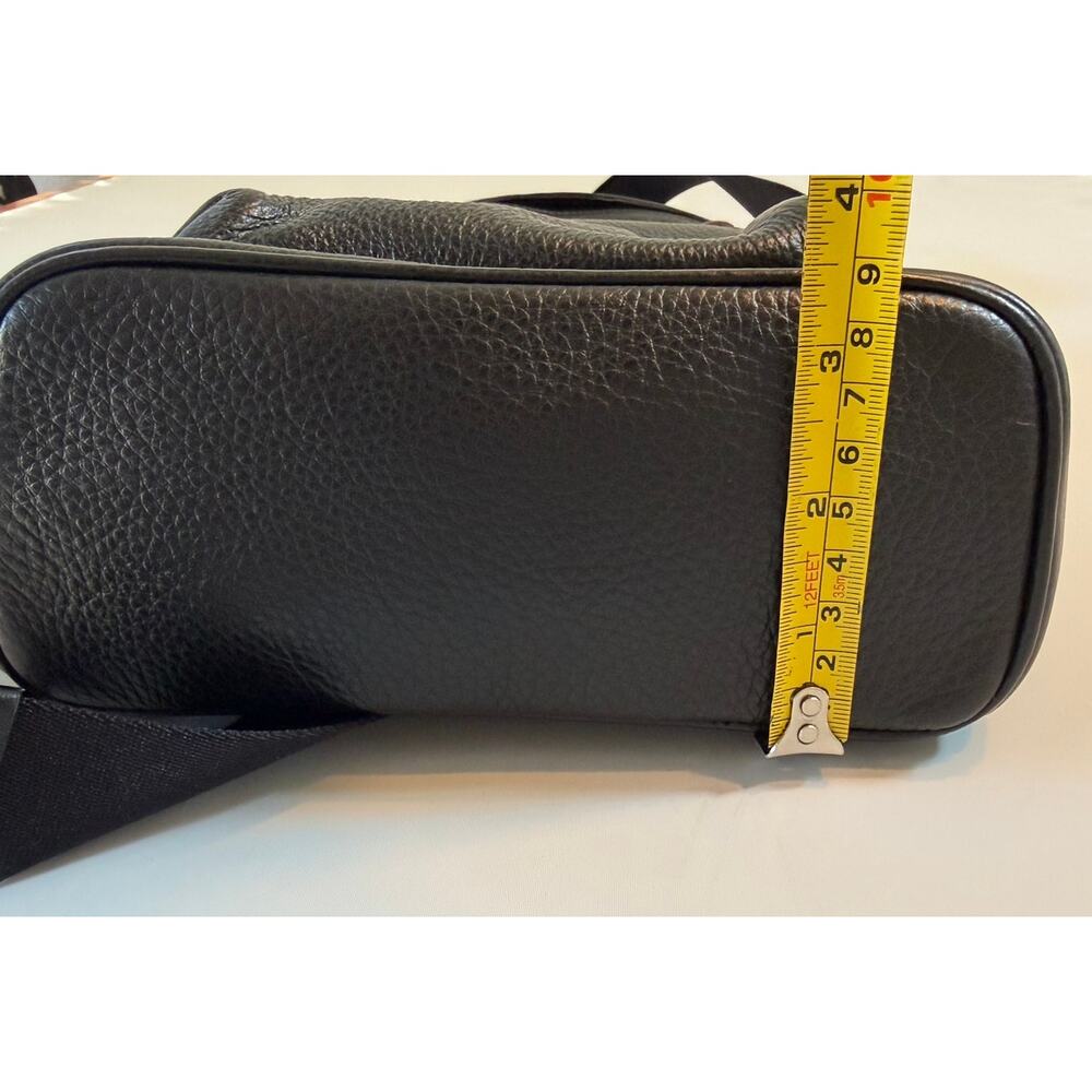 COACH West Pack Crossbody Backpack Leather Black - Picture 8 of 16